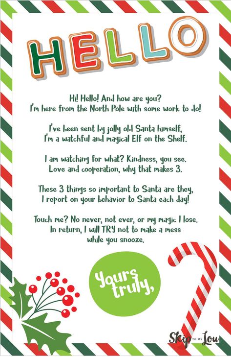 Elf On The Shelf Welcome, Elf On Shelf Printables, Elf On Shelf Letter, Elf Letters Printable, Welcome Back Letter, Elf Goodbye Letter, Elf Letter, Introduction Letter, Goodbye Letter