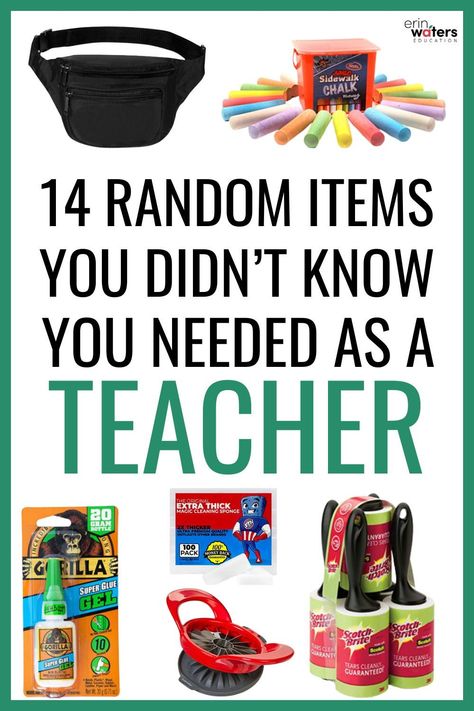 When thinking about must-have teacher items, I always think about school supplies. I love classroom supplies but what about teacher must-haves that are just for you? Today, I am sharing 14 random teacher items you will be so glad you have in your classroom. From magic erasers to a lint roller, these items can easily be stored in your classroom and used as needed. Whether you're a new teach or a veteran teacher this list of teacher items is for you! Best Teacher Supplies, Must Have Teacher Items, Teacher Needs For Classroom, Teacher Wishlist Ideas, Classroom Wishlist Ideas, 1st Year Teacher Must Haves, Preschool Teacher Must Haves, Teacher Essentials Supplies, Teacher Must Haves Middle School