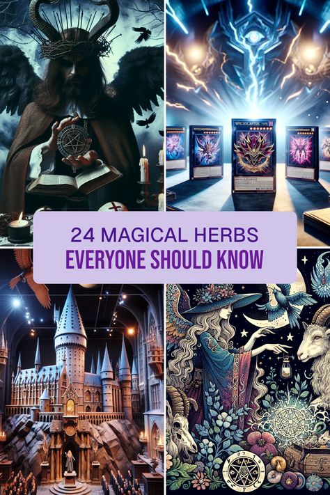 Explore the fascinating world of herbal magick with our list of 24 Essential Magical Herbs and Their Uses! Whether you're a novice witchcraft practitioner or a curious student of magic, these herbs have unique properties to amplify your intentions and protections. From Lavender known for its calming effects to Sage for cleansing spaces, each herb carries its own story and purpose. Ignite your curiosity and maybe start your own herbal collection to enhance your magical practice. It's time to learn how these extraordinary plants can transform your rituals! Herbal Collection, Herbs For Protection, Herbs And Their Uses, Magickal Herbs, Dream Pillow, Magical Herbs, Ritual Bath, Witchcraft For Beginners, Clear Negative Energy