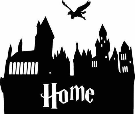 Harry Potter Svg Files, Harry Potter Stencils, Cricut Harry Potter, Hogwarts Castle Silhouette, Harry Potter Clipart, Harry Potter Png, Hogwarts Silhouette, Harry Potter Silhouette, Svg Harry Potter