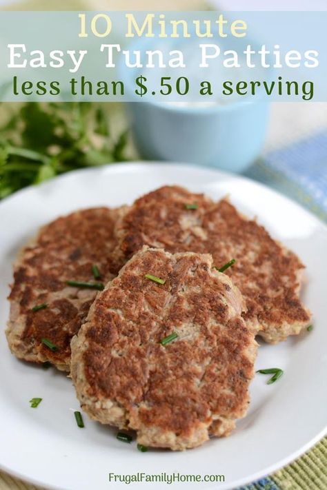 Tuna Broccoli Patties, Tuna Patties Easy, Tuna Patties Recipes, Pantry Recipe, How To Make Tuna, Pantry Meals, Tuna Burgers, Tuna Patties, Steamed Veggies