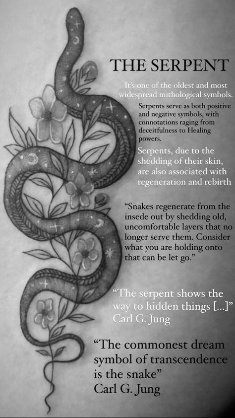 Serpent And Flower Tattoo, Witch Snake Tattoo, What Does A Snake Tattoo Symbolize, Serpent Tattoo Meaning, Snake Tattoo Symbolism, Goddess Of Chaos Tattoo, Succubus Womb Tattoo Meanings English, Hecate Tattoo Symbols, Dark Feminine Tattoo Ideas