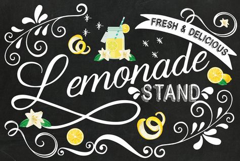 PRINTED Lemonade Stand Sign Lemonade Art Print Lemonade | Etsy Lemons Decor, Lemonade Art, Lemonade Stand Sign, Diy Lemonade Stand, Lemonade Bar, Lemonade Sign, Ipad Lettering, Lemon Decor, Event Sign