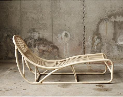 Furniture: Muubs in Denmark Rattan Lounger, Rattan Bed, Minimal Furniture, Cane Furniture, Bamboo Furniture, Home Modern, Rattan Furniture, Wicker Furniture, Upholstered Furniture