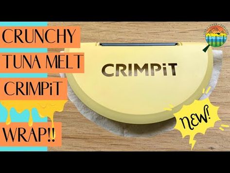 Crunchy Tuna Melt Crimpit Wrap-Crimpit Wrap recipes-Crimpit Recipes-Crimpit Sandwich Maker Toastie - YouTube Crimpit Recipe Ideas, The Crimpit Wrap Recipes, Crimpit Wrap Recipes, Crimpit Recipes, Crunchwrap Recipe, Tuna Melt, Tuna Melts, Sandwich Maker, Crumpets