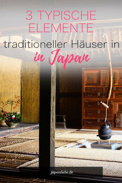 Traditionelle japanische Häuser haben ihre ganz eigene Architektur. Drei typische Elemente sind eine offene Kochstelle, Schiebetüren aus Papier und eine Schmucknische. Neon Signs, Japan