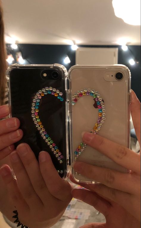 Best Friend Matching Phone Cases Bff, Bff Signs, Matching Phone Cases Bff, Insta Wall, Phone Mask, Diy Bff, Picture Phone Cases, Ring Ding Dong, Bff Phone Cases