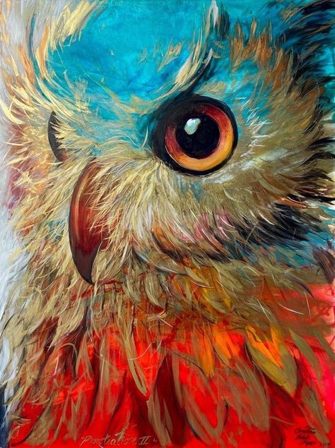 Owl Artwork, Black Canvas Paintings, Canvas Drawing, Small Canvas Paintings, Bird Canvas, Hiasan Bilik, Canvas For Beginners, Canvas Drawings, Soyut Sanat Tabloları