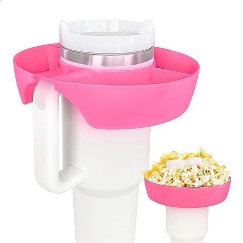 Platter Food, Snack Holders, 40 Oz Tumbler With Handle, Portable Snacks, Snack Platter, Candy Popcorn, Cup Accessories, Drink Containers, Snack Bowl