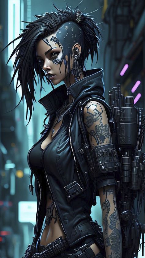 Cyberpunk Outfit Women, Cyberpunk Character Art, Cyberpunk Outfit, Estilo Cyberpunk, Cyberpunk Female, Cyberpunk Rpg, Cyberpunk Anime, Cyberpunk Girl, Cyberpunk Aesthetic