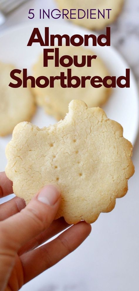 almond flour shortbread Almond Flour Shortbread Cookies, Almond Flour Shortbread, Gluten Free Almond Cookies, Almond Flour Recipes Cookies, Gluten Free Shortbread Cookies, Cookies Sans Gluten, Grain Free Cookies, Gluten Free Shortbread, Almond Flour Cookies