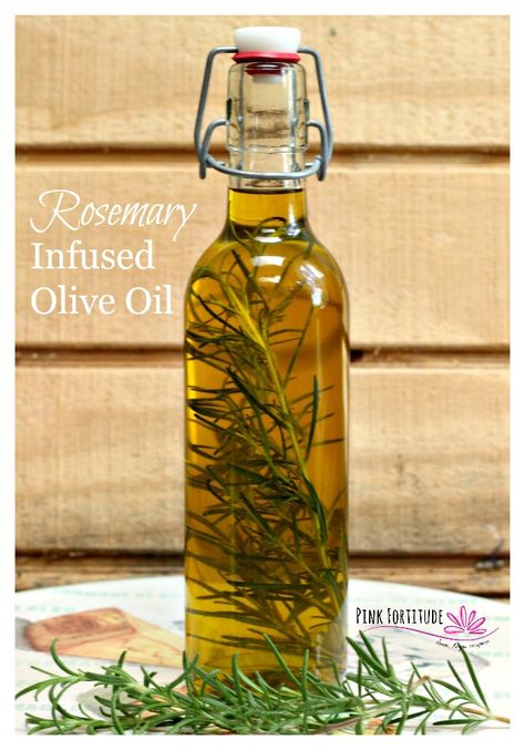 Rosemary Infused Olive Oil - Pink Fortitude, LLC Olive Oil Hair Growth, Rosemary Infused Olive Oil, Infused Oil Recipes, Herb Infused Olive Oil, Infused Vinegars, Rosemary Recipes, Ball Canning, Garlic Infused Olive Oil, Diy Mixes