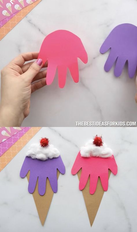 Simple Summer Preschool Crafts, Summer Crafts For 2s, Quick And Easy Preschool Crafts, June Arts And Crafts For Toddlers, Home Daycare Craft Ideas, Crafts For 3yrs Old Summer, May Arts And Crafts For Kids, Easy Kids Summer Crafts, Three Year Old Crafts Art Projects