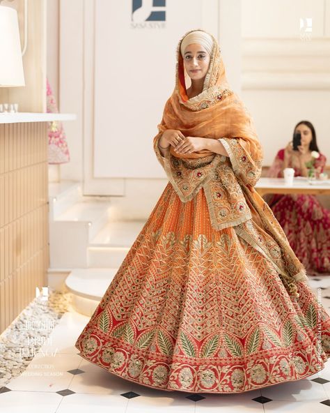 Stand out in our Orange and Red ombre lehenga made in satin organza fabric paired with tissue duppata. Lehenga set ₹449000.00 Visit SASA 📍Store Location; Sector 125,Chandigarh WhatsApp or Call +918000086299 📍Store Location; K. C. Road Barnala WhatsApp or Call + 918000082699 Couture- @sasastyle__ @sasastyle_bride Model- @kauregeous__kaur Photography & video- @harvindersinghcreator @bottleinadagency #lehenga #indianbride #punjabiwedding #indianwear Ombre Lehenga, Punjabi Wedding, Red Ombre, Organza Fabric, Chandigarh, Video Photography, Indian Bride, Indian Wear, Lehenga