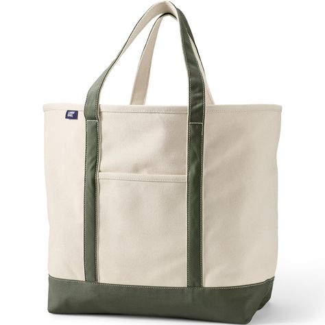 PRICES MAY VARY. Durable & Stylish: A timeless classic this tote bag is perfect for carrying books gym clothes picnic supplies and almost anything else. 100% cotton canvas. Spot clean air dry. Well Constructed: Wide felled seams on this spacious canvas tote bag allow it to stand upright keeping the contents safely inside. It can even hold up to 500 pounds. We've tested it so load it up! Splash Safe: The water-repellent base and trim on our canvas tote protects your stuff if it's set down by a po Picnic Supplies, Dry Well, Dark Olive Green, Gym Clothes, How To Buy Land, Kids Luggage, Best Bags, Travel Tote, Life Is An Adventure