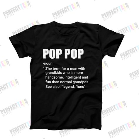 Funny Grandpa T-Shirt, Pop Pop Definition Shirt, Unique Gifts For Grandpa, Dad Gift, Grandfather Gift, Papa Birthday Gift, Fathers Day Gift Looking for the perfect gift for Grandpa? Look no further! Our collection of funny shirts for Grandpa is sure to bring a smile to his face. Whether you're shopping for Father's Day gift or just want to show him some Birthday love, we have the best Grandpa shirts around. Our selection has something for every Papa or dad out there. Treat your Grandfather to a Funny Grandfather Shirts, Grandpa Tshirts Funny, Father's Day Gift T-shirt With Funny Print, Pops Shirt Grandpa, Cheap Pop Culture T-shirt With Funny Print, Grandpa Funny, Grandfather Gifts, Pop T, Grandpa Shirt