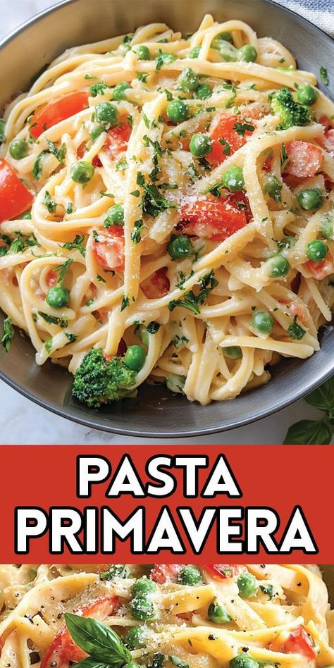 🍝 Pasta Primavera is the perfect balance of simple, delicious, and nutritious cooking! This easy-to-make dish is loaded with vibrant, fresh vegetables like zucchini, bell peppers, and cherry tomatoes and tossed with a light, flavorful sauce. 🌿

👉 Try this easy recipe today and enjoy a healthy, flavorful meal that’s sure to impress your family and friends. Save this Pin for later and share it with your loved ones! 💖

#PastaPrimavera #HealthyRecipes #EasyDinnerIdeas #VegetarianMeals Spaghetti With Vegetables Recipes, Pasta Zucchini Tomato, Pasta With Vegetable Sauce, Pasta Dishes With Vegetables, Vegetable Pasta Dishes, Tomato Medley Recipes, Pasta With Asparagus And Tomatoes, Creamy Pasta Primavera Recipes, Pasta Primavera Recipes Healthy