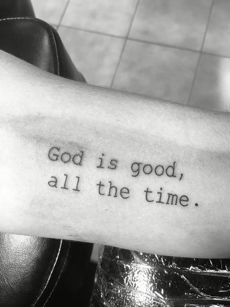 #ripchristinagrimmie God Is Good All The Time Tattoo, Goodness Of God Tattoo, God Is Good Tattoo, Trinity Tattoo, God's Timing Is Perfect, Egyptian Tattoo Sleeve, God Tattoos, Egyptian Tattoo, Best Friend Tattoos