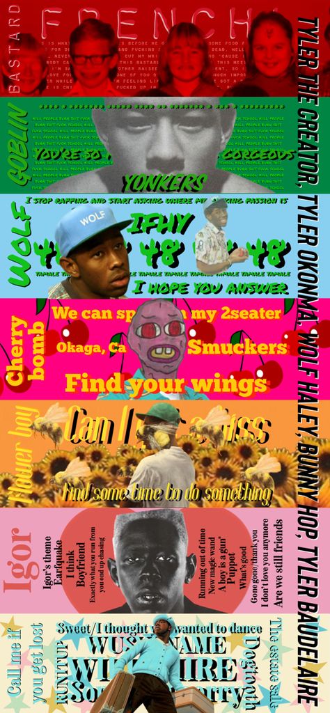 Album Wallpaper Tyler The Creator, All Tyler The Creator Albums, Find Your Wings Tyler The Creator, Tyler The Creator All Albums, Tyler The Creator The Estate Sale, Ifhy Tyler The Creator Wallpaper, Tyler The Creator Phone Wallpaper, Music Wallpaper Tyler The Creator, Tyler The Creator Call Me If You Lost