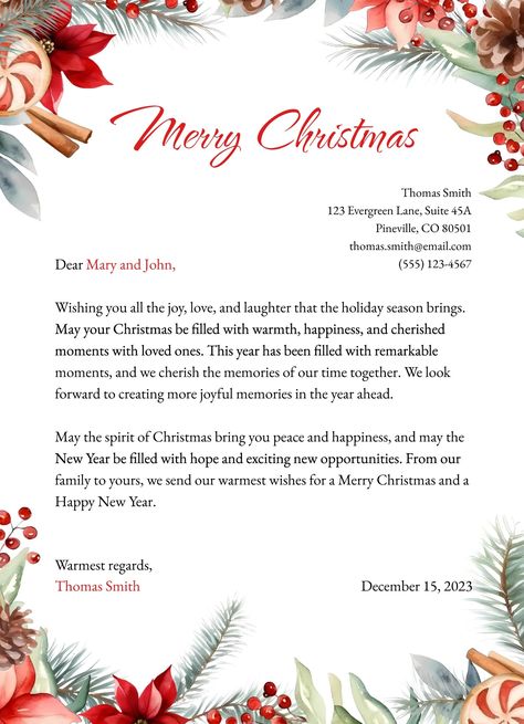 Printable Christmas Letterhead Free Google Docs Template - gdoc.io Solicitation Letter, Christmas Letterhead, Free Letterhead Templates, Docs Templates, Letterhead Template, Christmas Messages, Christmas Lettering, Printable Christmas, Google Docs