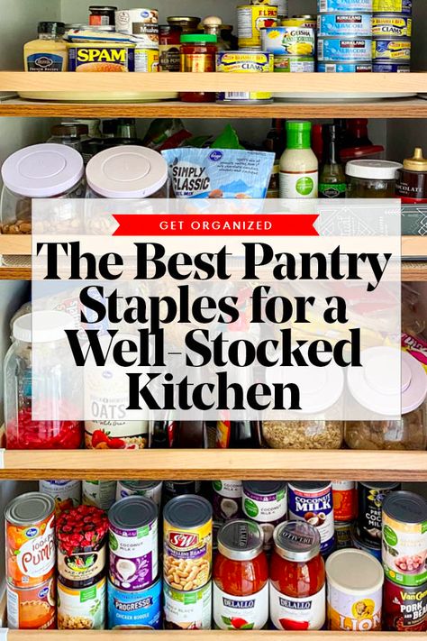 The Best Pantry Staples for a Well-Stocked Kitchen | foodiecrush.com Pantry Must Haves Staples, Staples To Have In Your Pantry, Pantry Must Haves Food, Pantry Must Haves, Emergency Stockpile, Well Stocked Kitchen, Easy Tomato Pasta Sauce, Pantry Staples List, Healthy Pantry Staples