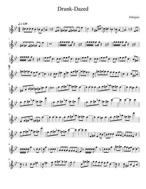 Drunk-Dazed - ENHYPEN Kpop Flute Notes, Kpop Songs Flute Sheet Music, Flute Sheet Music Kpop, Kpop Flute Sheet Music, Kpop Clarinet Sheet Music, Kpop Violin Sheet Music, Kpop Sheet Music, Kpop Piano Sheet Music, Famous Music Quotes