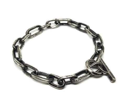 image 0 Industrial Jewelry, Handmade Chain, Jewelry Boards, Metal Chain Link, Chain Link Bracelet, Chains Jewelry, Chain Bracelet, Silver Bracelet, Jewelry Bracelets