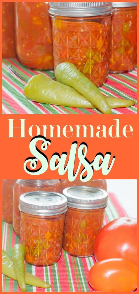 It has been several years since Kent made his Fresh Salsa Recipe.  There is nothing tastier than a homemade salsa is there? #salsarecipe #tomatosalsa #jalapenosalsa #alabouroflife #mexicanfood #mexicansalsa #freshsalsa #canning #canningrecipe Fresh Salsa Recipe Homemade, Salsa With Canned Tomatoes, Canning Banana Peppers, Recipes With Banana Peppers, Oregano Recipes, Sweet Banana Peppers, Fresh Salsa Recipe, Canning Salsa, Pepper Salsa