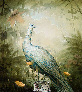 Allegorical Paintings, Kevin Sloan, Beautiful Crafts, Animal Poster, Bird Pins, John James Audubon, Silk Art, Artist Profile, Peacocks