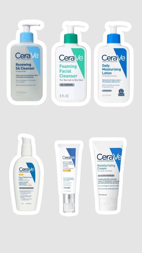 Cerva Skincare Aesthetic, Creavea Skin Care, Ceramides Skin Care Products, Cera Ve Aesthetic, Skin Care For Dry Skin, Good Skin Care, Facial Lotion, Neck Tattoos Women, Sephora Skin Care