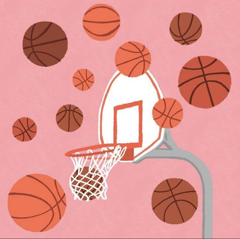 Basketball Aesthetic Wallpaper, Basketball Ideas, Basketball Aesthetic, Conversational Prints, Sport Illustration, Game Start, Aesthetic Wallpaper, The Game, Aesthetic Wallpapers