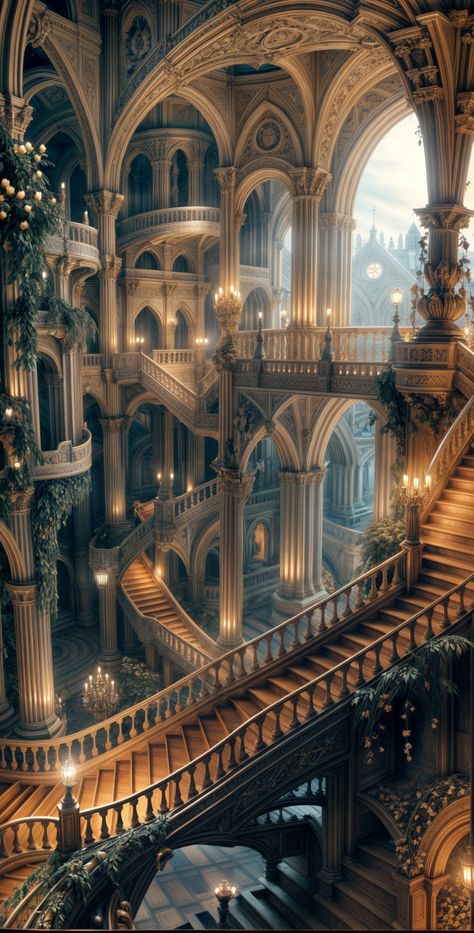 Fantasy Castle Interior, Fantasy Rooms, Castle Aesthetic, Store Hacks, Castles Interior, Dollar Store Hacks, Fairytale Castle, Fantasy House, Fantasy City