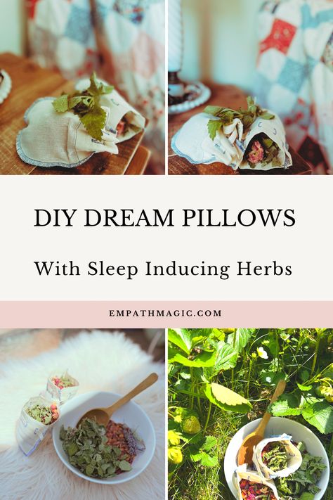 Imagine drifting off to sleep with the scent of soothing herbs surrounding you, gently lulling you into a realm of peaceful dreams. In this guide, we'll explore the world of herbal dream pillows, a centuries-old tradition that promises restful slumbers and pleasant dreams. Learn how to create your own dream pillow, harnessing the power of fragrant herbs to help you relax, de-stress, and achieve the perfect night's sleep. Herbal Dream Pillows, Dream Pillows Herbal Diy, Herbal Sleep Pillows, Pleasant Dreams, Potpourri Recipes, Herbal Salves, Dream Pillow, Tea Health Benefits, Air Fire