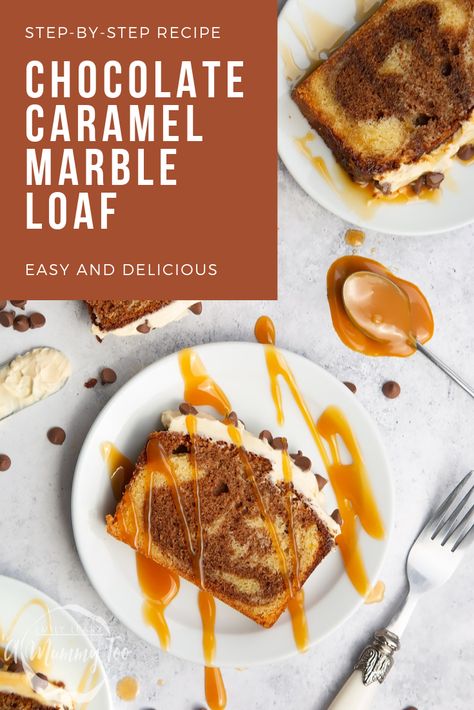 Caramel Loaf Cake, Caramel Cream Cheese Frosting, Chocolate Marble Cake, Salted Caramel Frosting, Caramel Icing, Caramel Cream, Scottish Recipes, Caramel Frosting, Caramel Creams