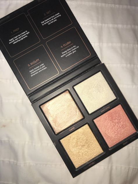 Highlighter Palette, Huda Beauty, Highlighter, Beauty Makeup, How To Apply, Makeup, Beauty, Quick Saves, Make Up