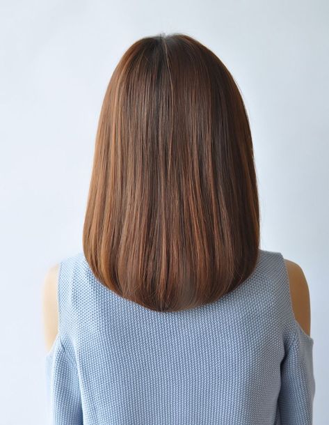 Bob Lung, Straight Hair Cuts, Hair Color Streaks, Pretty Hair Color, Short Hair Tutorial, Short Straight Hair, Haircuts Straight Hair, Haircuts For Medium Hair, Long Hair With Bangs