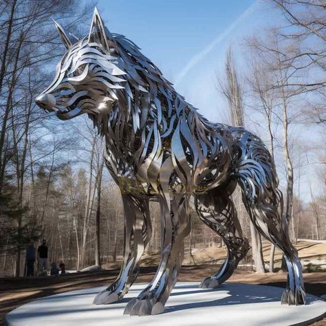 wolf sculptures for sale,metal wolf sculpture,large wolf sculpture,outdoor wolf sculpture,abstract wolf sculpture,wolf sculpture,the wolf sculptures,wolf sculptures,a wolf sculpture,animal sculpture Dacian Warrior, Metal Wolf, Metal Animals, Wolf Sculpture, Stainless Steel Mirror, Steel Mirror, Outdoor Display, Sculptures For Sale, Animal Sculpture