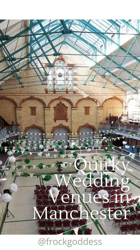 Picture of Victoria Baths Manchester with words Quirky Wedding Venues in Manchester Uk Wedding Venues, Unusual Wedding Venues, Ethical Wedding, Unusual Wedding, Unusual Weddings, Quirky Wedding, Uk Wedding, How To Know, Manchester