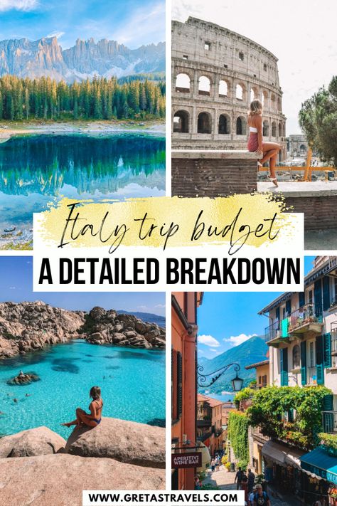 Affordable Italy Trip, Planning Trip To Italy, 4 Days In Italy, Planning A Trip To Italy Budget, Touring Italy, Italy On A Budget, 2 Weeks In Italy, 10 Days In Italy, Italy Trip Planning