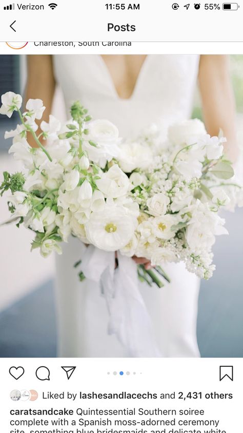 Charleston Bride, Airy Wedding, Middleton Place, Bride's Bouquet, Written In The Stars, Wedding Flowers Summer, White Wedding Bouquets, White Wedding Flowers, In The Stars