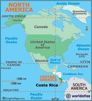 Map of Costa Rica - Central American Countries, Costa Rica Map History Information - World Atlas Map Of Belize, America Outline, Costa Rica Map, Map History, Mexican Peso, Physical Map, North America Map, America Map, Arctic Ocean