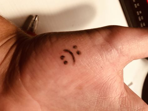 Tattoo idea: smile or frown depending on your perspective Smile Frown Tattoo, Perspective Tattoo, Perspective Tattoos, Third Eye Tattoos, Eye Tattoos, Tattoo Thoughts, Smile Tattoo, Finger Tats, Small Tats