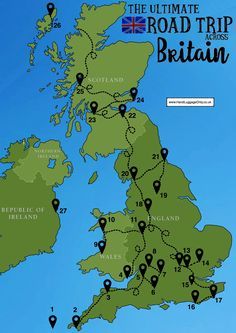 Britania Raya, Road Trip Uk, Road Trip Map, Ultimate Road Trip, Wales Travel, Uk Holidays, Voyage Europe, England And Scotland, Bournemouth