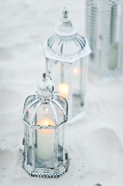 White-washed lanterns. The perfect beach side wedding decor;) Photo by Style Art Life January Vibes, Beach Wedding Aisles, Glass Lanterns, White Lantern, Bahamas Wedding, Wedding Decor Photos, Wedding Aisle Decorations, Aisle Decor, Wedding Aisle