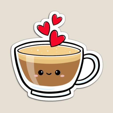 Coffee Cup Clipart, Cup Clipart, Fancy Scarf, Emoji Stickers Iphone, Journaling Stickers, Sticker Design Inspiration, Cute Coffee Cups, Coffee Heart, Emoji Stickers