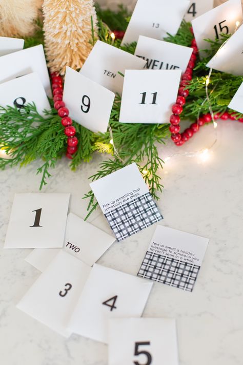 Advent calendars aren't just for kids! This kindness advent calendar for adults is filled with small ideas to embrace the spirit of the season every day. Grab the free printable and create this pretty advent calendar to help you stay intentional and present this holiday season. Advent Calendar For Adults, Kindness Advent Calendar, Advent Calendar House, Make An Advent Calendar, Christmas Palette, Christmas Tree Advent Calendar, Aggressive Behavior, Passive Aggressive Behavior, Small Ideas