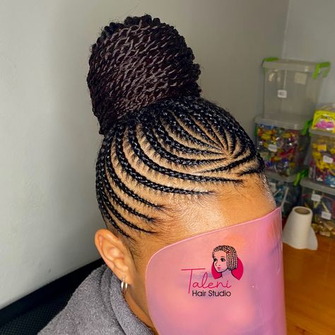 Braided Ponies Ponytail Hairstyles, Cornrows Buns Updo, Cornrows Braids For Black Women Ponytail, Straight Up Hairstyles 2024, Natural Cornrow Updo Hairstyles, Corn Roll Pony Hairstyles, Conroll Styles Pony, African Hair Braiding Styles Cornrows Natural Updo, Straight Up Braids African Long