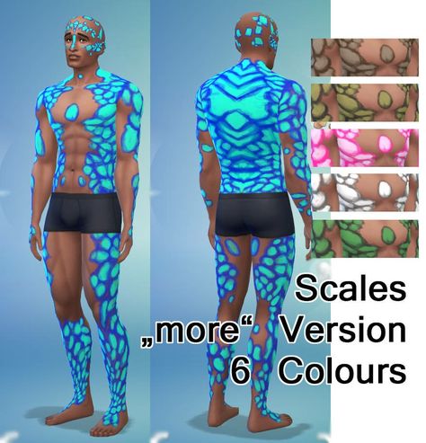 Sims 4 Custom Content Male, Snake Scales, Colour Swatches, Scale Pattern, Sims 4 Custom Content, Custom Content, The Sims 4, Sims Cc, Color Swatches