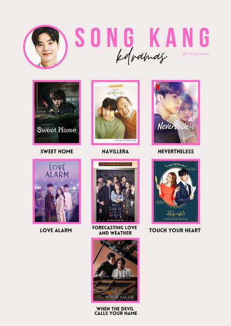 song kang kdrama list Song Kang Drama List, Kdrama Names List, Kdrama Names, Kdrama Checklist, Film App, Kdrama List, Kdramas To Watch, Korean Tv Series, Sung Kang