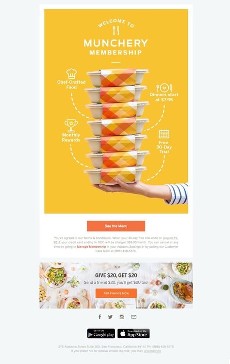 Creative Email Design Inspiration, Buy More Save More Email Design, Email Designs Layout, Food Newsletter Design, Emailer Design Inspiration, Food Email Design, Product Email Design, Email Design Inspiration Creative, Email Campaign Design